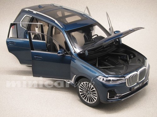 Bmw bleu voiture miniature - x7,